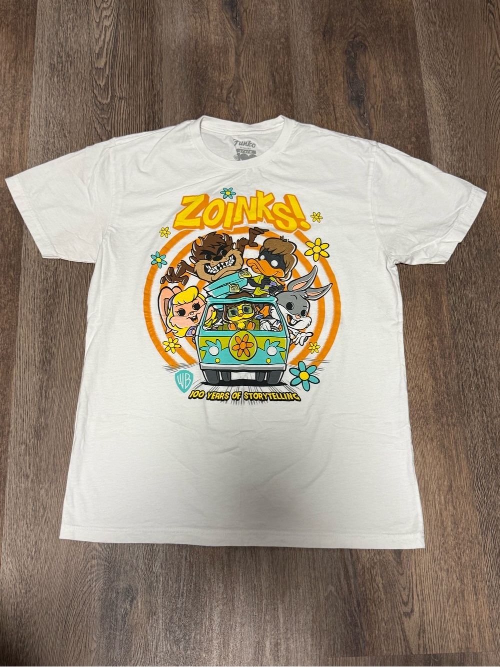 Funko Looney Tunes and Scooby-Doo WB 100th Anniversary Tee Size Medium